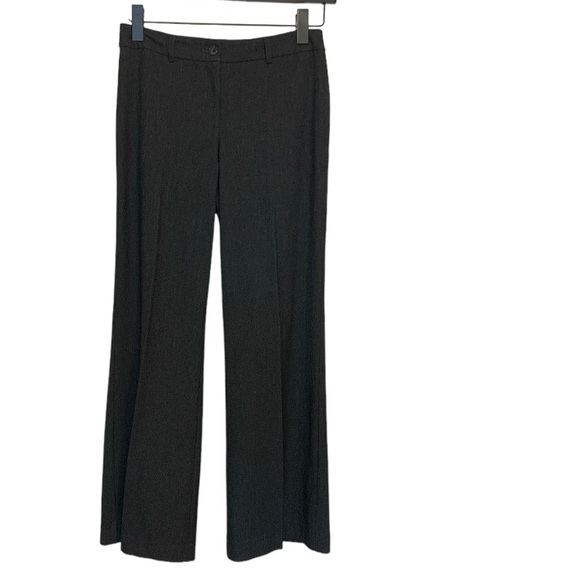 Tristan & Isuet Pleated Mid Rise Wide Leg Flare Dress Pants Size 8 - Picture 2 of 5